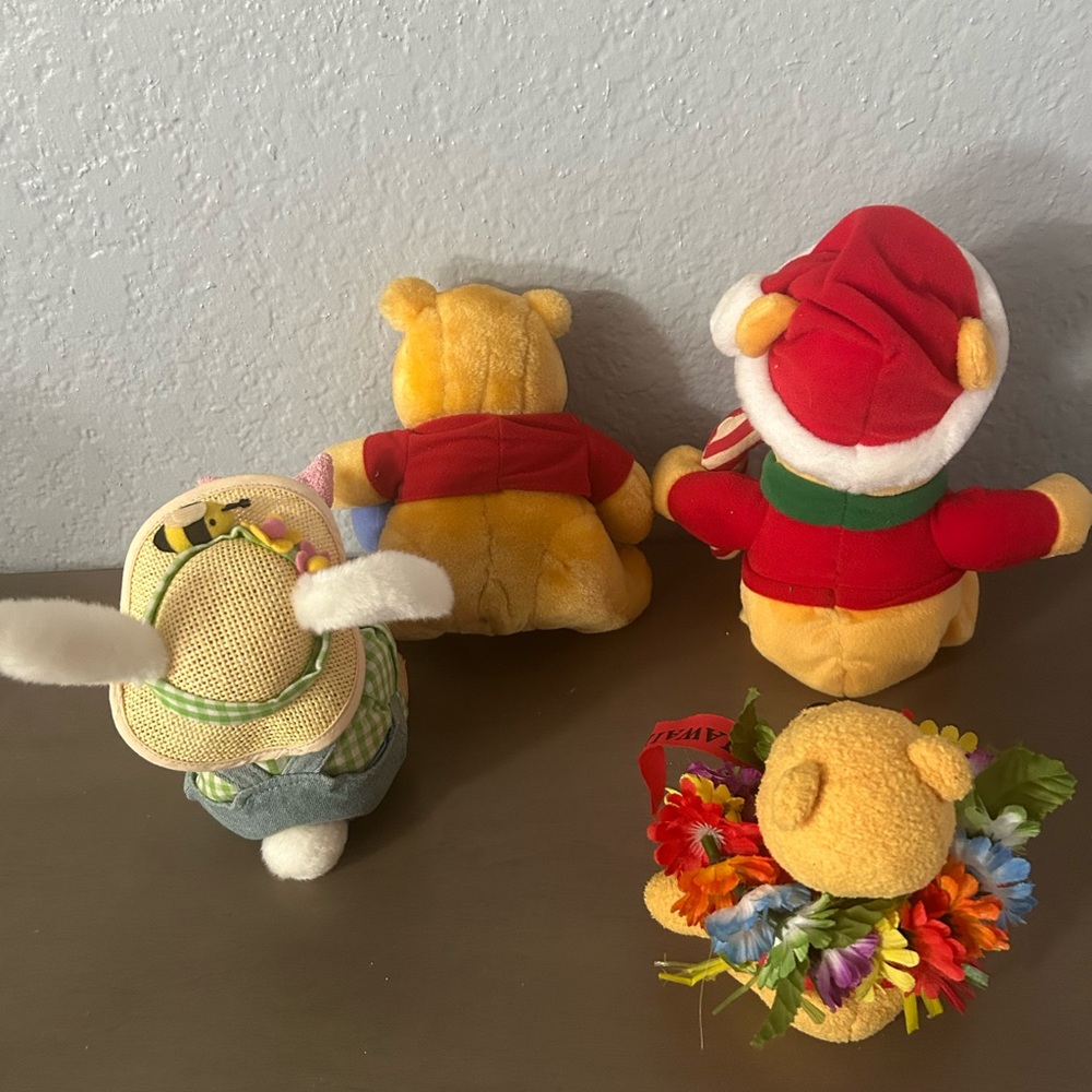 Disney Winnie the Pooh Plush Toy Set - Multicolor - Picture 4 of 4